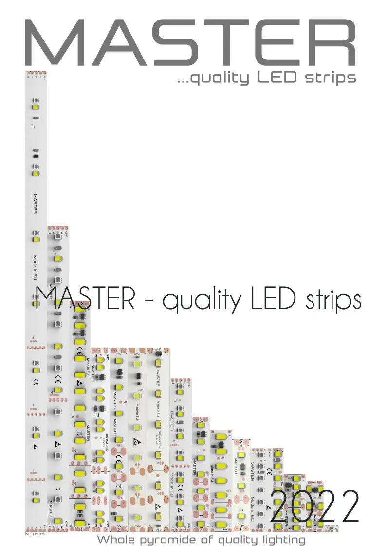 Click on picture to open download link. Download our MATSER LED strips Catalogue
