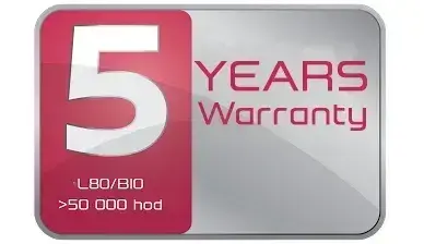 5-years warranty logo 5-years warranty logo