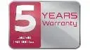 5-years warranty as standard for all our products