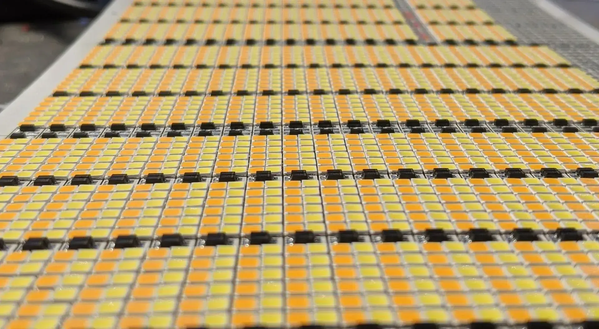 LED array on MASTER LED strips